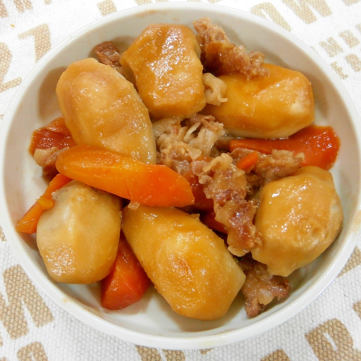 圧力鍋で！豚肉と里芋の煮物